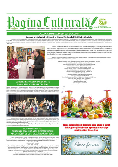 Pagina culturală