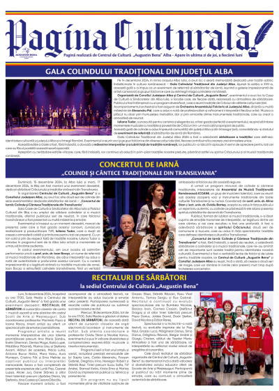 Pagina culturală
