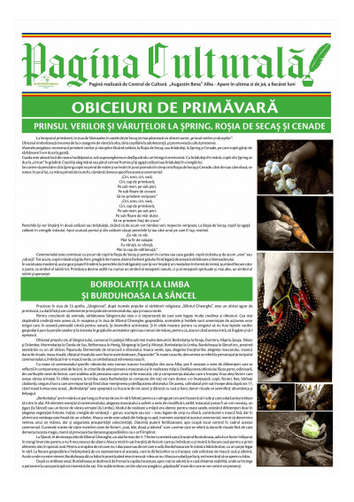 Pagina culturală