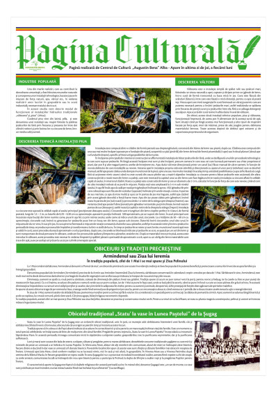 Pagina culturală