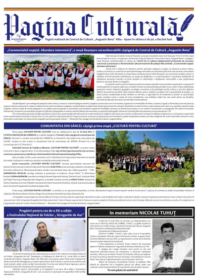 Pagina culturală