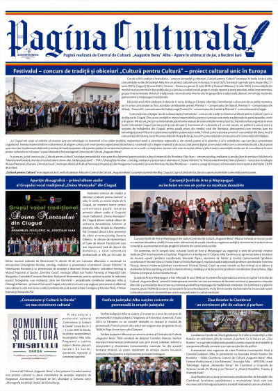 Pagina culturală