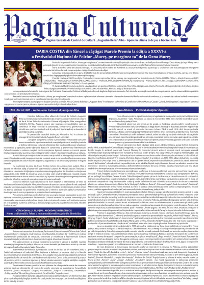 Pagina culturală