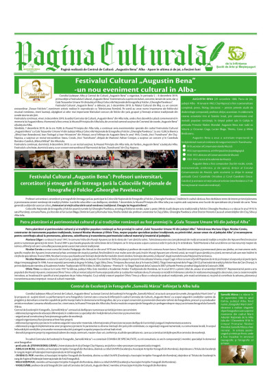 Pagina culturală